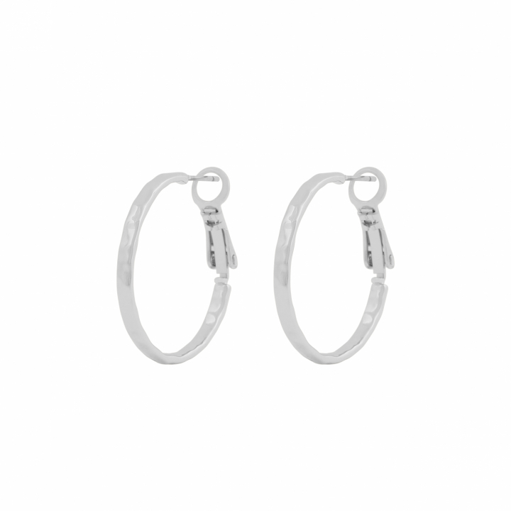 Product Image for SNÃ OF SWEDEN Kansas small ring ear 25mm plain Zilver-Onesize