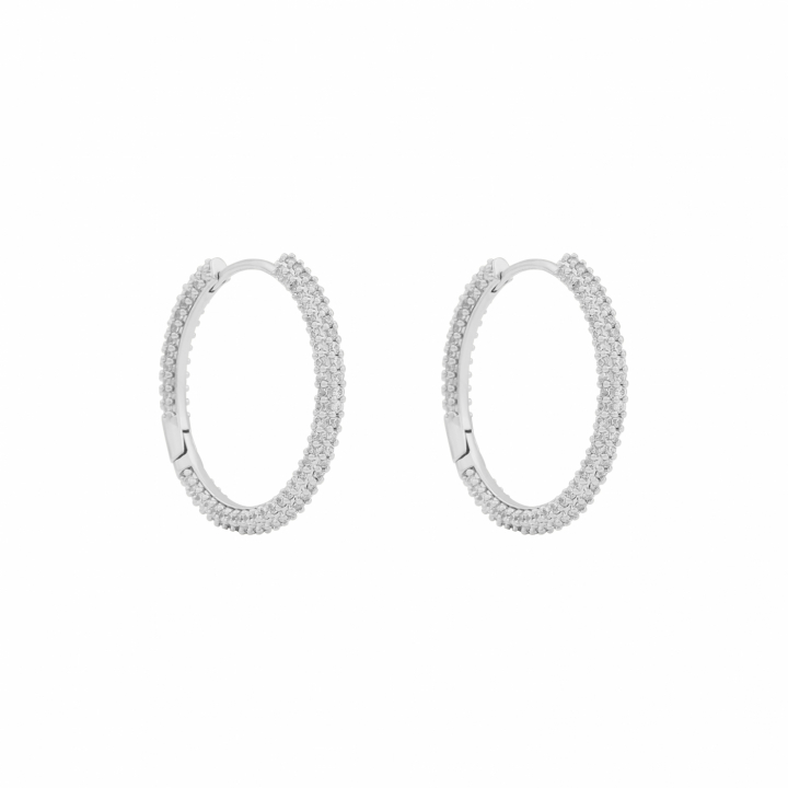 Product Image for SNÃ OF SWEDEN North ring ear 25mm Zilver/clear-Onesize