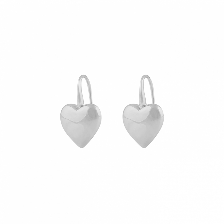 Product Image for SNÃ OF SWEDEN Brooklyn heart short ear Zilver