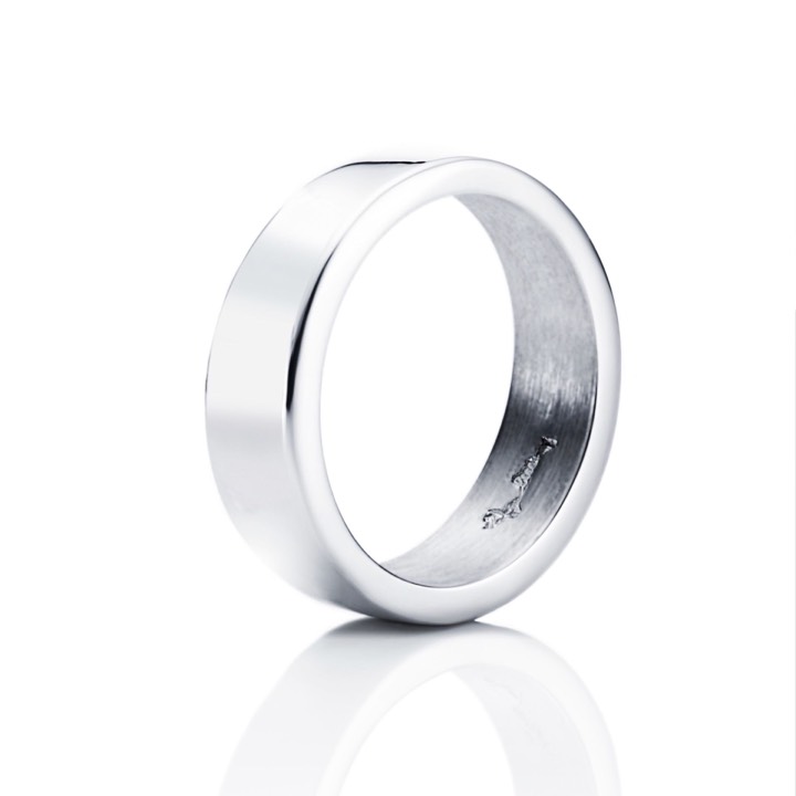 Irregeelar Ring Zilver in de groep Ringen / Zilveren ringen bij SCANDINAVIAN JEWELRY DESIGN (13-100-00414)