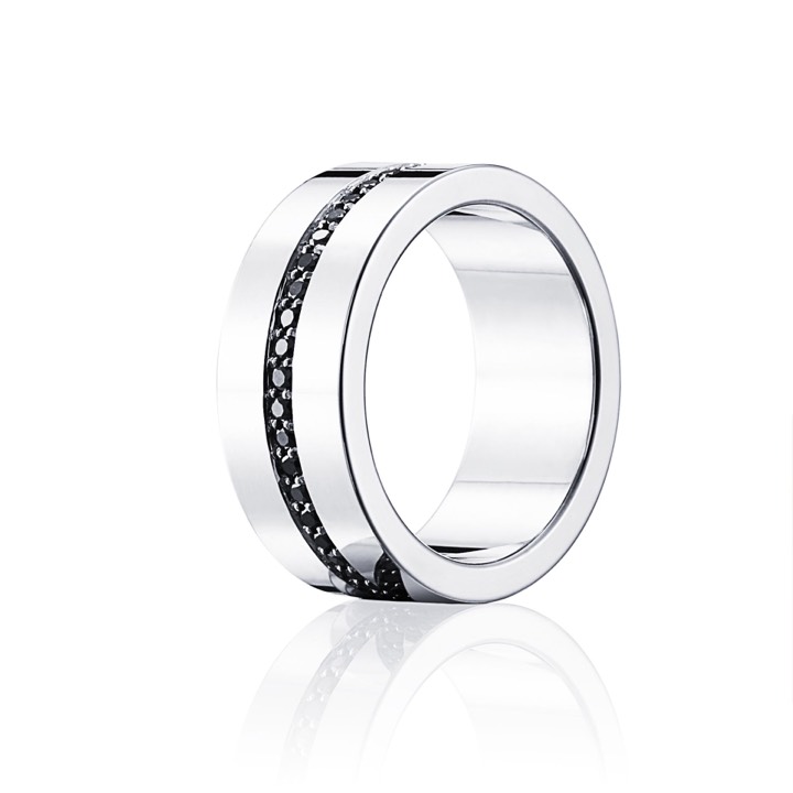 Product Image for Efva Attling Wide & Black Stars Ring Zilver 15.00 mm