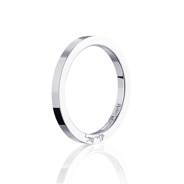Plain & Signature Thin Ring Zilver in de groep Ringen / Gouden ringen bij SCANDINAVIAN JEWELRY DESIGN (13-100-01048)