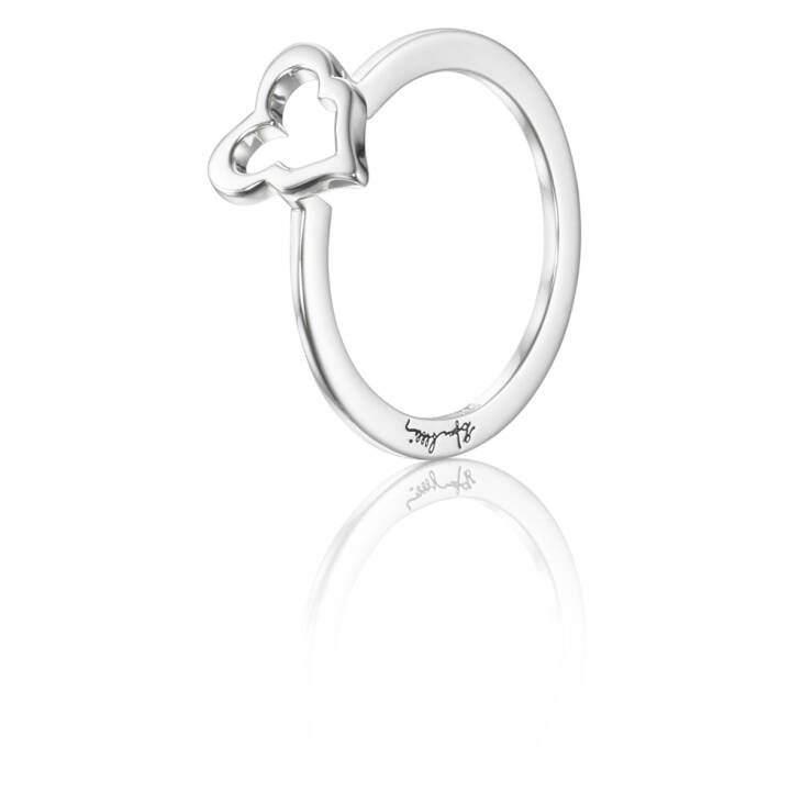 Crazy Heart Ring Zilver in de groep Ringen / Zilveren ringen bij SCANDINAVIAN JEWELRY DESIGN (13-100-01520)