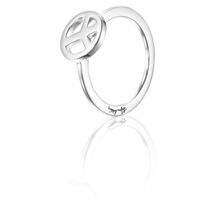 Peace Ring Zilver in de groep Ringen / Zilveren ringen bij SCANDINAVIAN JEWELRY DESIGN (13-100-01526)