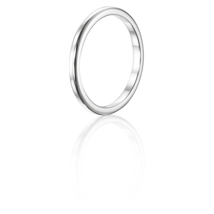 1.01 Days - Two Plain Ring Zilver in de groep Ringen / Zilveren ringen bij SCANDINAVIAN JEWELRY DESIGN (13-100-01564)