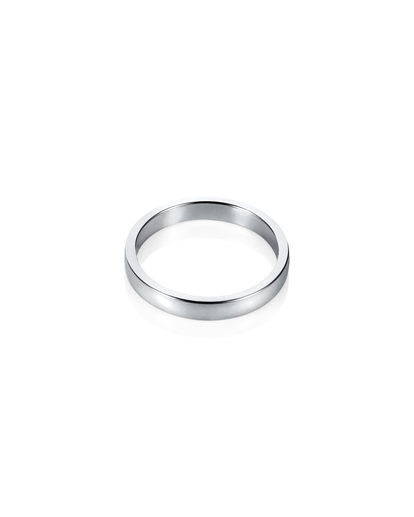 Half Round Thin Ring Silver in de groep Ringen / Zilveren ringen bij SCANDINAVIAN JEWELRY DESIGN (13-100-02186-0000)