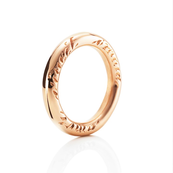 Amor Vincit Omnia Ring goud in de groep Ringen / Gouden ringen bij SCANDINAVIAN JEWELRY DESIGN (13-101-00249)