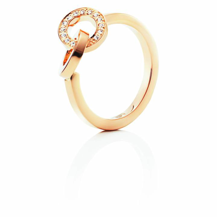 You & Me Ring goud in de groep Ringen / Verlovings- & trouwringen bij SCANDINAVIAN JEWELRY DESIGN (13-101-00582)