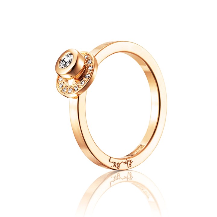 AVO Wedding Ring goud in de groep Ringen / Verlovings- & trouwringen bij SCANDINAVIAN JEWELRY DESIGN (13-101-00998)