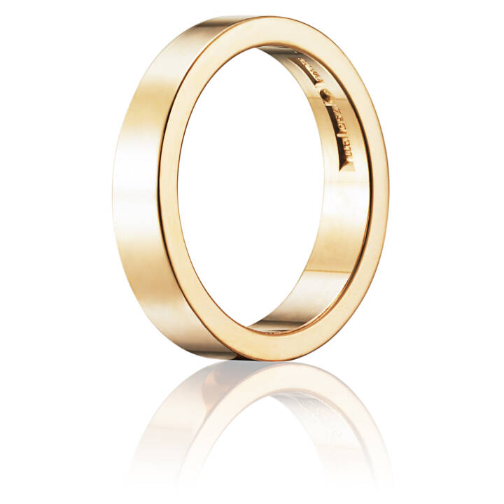Irregeelar Slim Ring goud in de groep Ringen / Verlovings- & trouwringen bij SCANDINAVIAN JEWELRY DESIGN (13-101-01020)