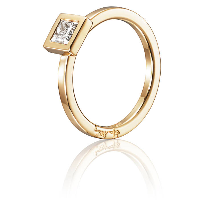Product Image for Efva Attling Princess Wedding Thin 040 ct Ring goud 16.00 mm