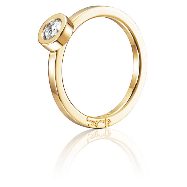 The Wedding Thin 0.30 ct diamant Ring goud in de groep Ringen / Verlovings- & trouwringen bij SCANDINAVIAN JEWELRY DESIGN (13-101-01120)
