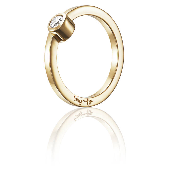 Hello Sunshine Ring goud in de groep Ringen / Gouden ringen bij SCANDINAVIAN JEWELRY DESIGN (13-101-01194)
