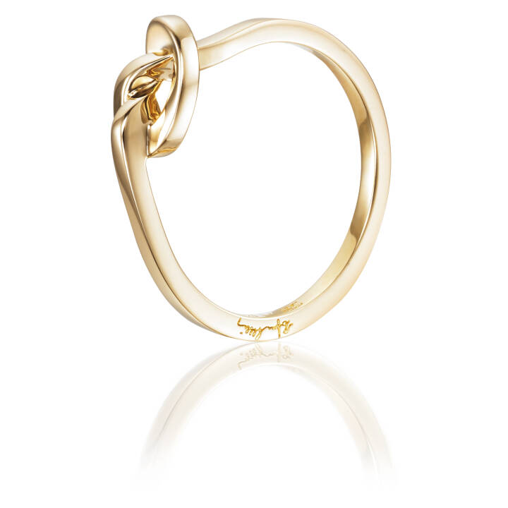 Love Knot Ring goud in de groep Ringen / Gouden ringen bij SCANDINAVIAN JEWELRY DESIGN (13-101-01319)