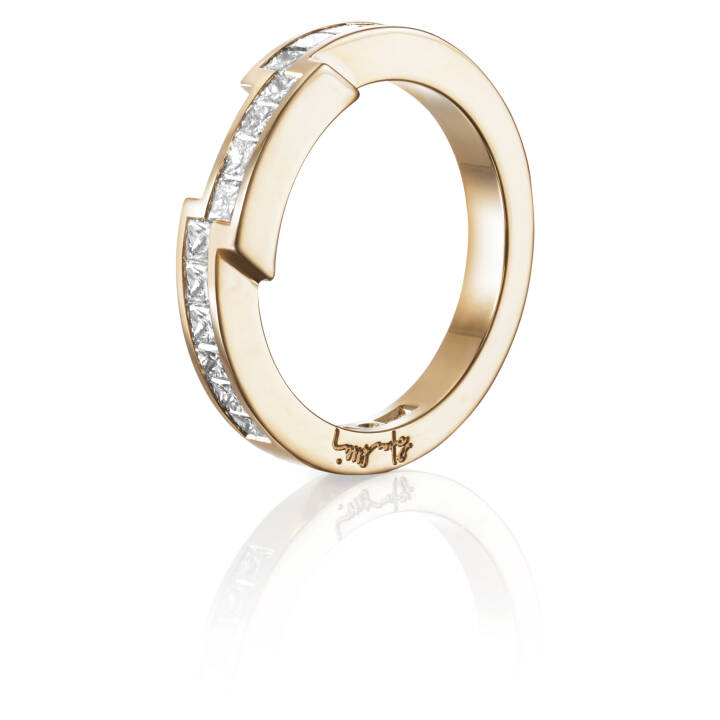 Rock Queen Ring goud in de groep Ringen / Gouden ringen bij SCANDINAVIAN JEWELRY DESIGN (13-101-01417)
