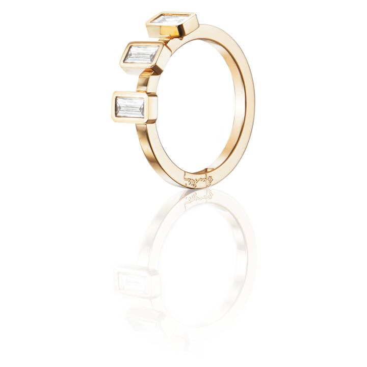 Baguette Wedding 0.60 ct diamant Ring goud in de groep Ringen / Verlovings- & trouwringen bij SCANDINAVIAN JEWELRY DESIGN (13-101-01556)