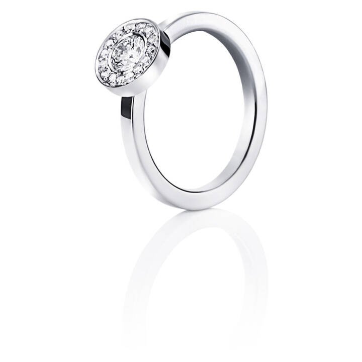 Wedding & Stars 0.40 ct diamant Ring Witgoud in de groep Ringen / Verlovings- & trouwringen bij SCANDINAVIAN JEWELRY DESIGN (13-102-01125)