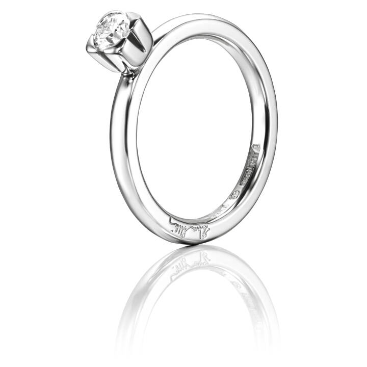 Love Bead Wedding 0.30 ct diamant Ring Witgoud in de groep Ringen / Verlovings- & trouwringen bij SCANDINAVIAN JEWELRY DESIGN (13-102-01144)