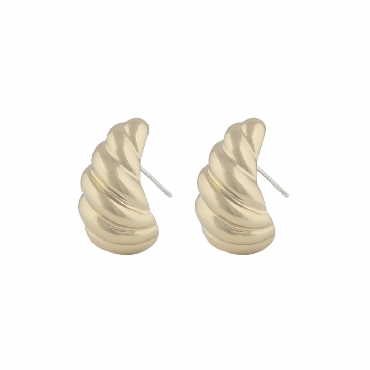 Yenni twist small ear gold in de groep  bij SCANDINAVIAN JEWELRY DESIGN (1302-6800-257)