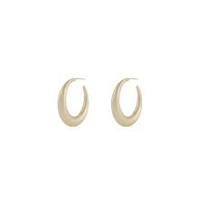 Bella small ring earrings gold in de groep Oorbellen / Gouden oorbellen bij SCANDINAVIAN JEWELRY DESIGN (1309-6100-257)