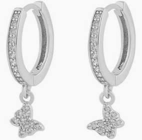 Product Image for SNÃ OF SWEDEN Vega ring pendant ear Silver clear