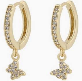 Product Image for SNÃ OF SWEDEN Vega ring pendant ear Gold clear