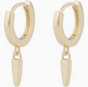 Product Image for SNÃ OF SWEDEN Aero ring pendant Earring Gold