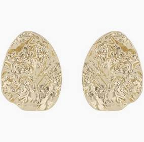 Lauren earrings gold in de groep Oorbellen / Gouden oorbellen bij SCANDINAVIAN JEWELRY DESIGN (1330-6300-257)