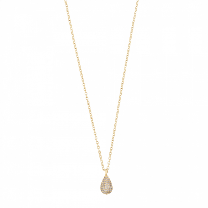 Naomi drop pendant neck 45 in de groep Kettingen / Gouden kettingen bij SCANDINAVIAN JEWELRY DESIGN (1334-0145-251)