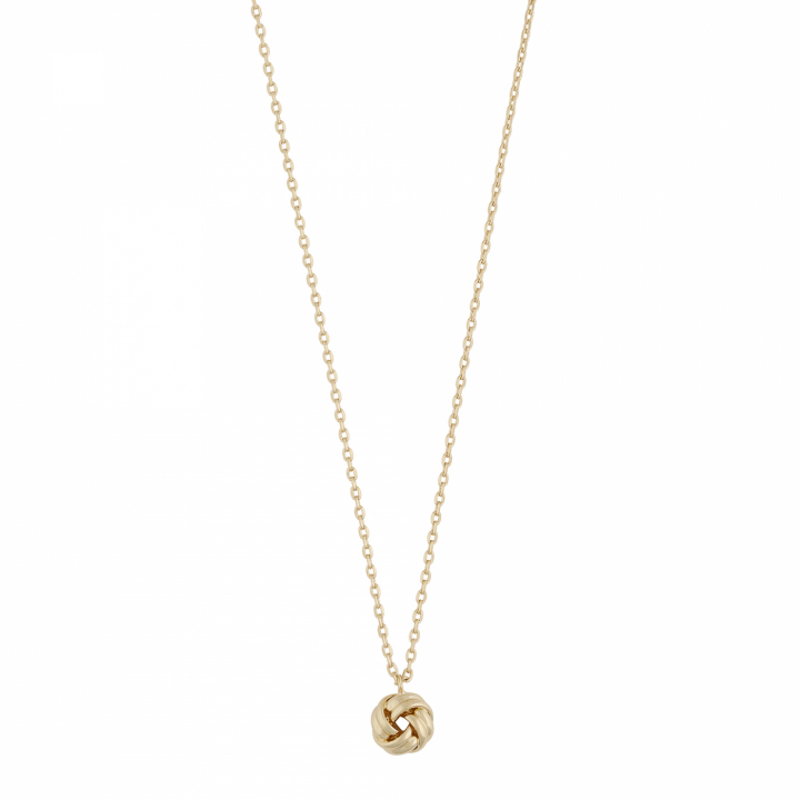 Soap knot pendant neck 45 in de groep Kettingen / Gouden kettingen bij SCANDINAVIAN JEWELRY DESIGN (1339-0145-257)