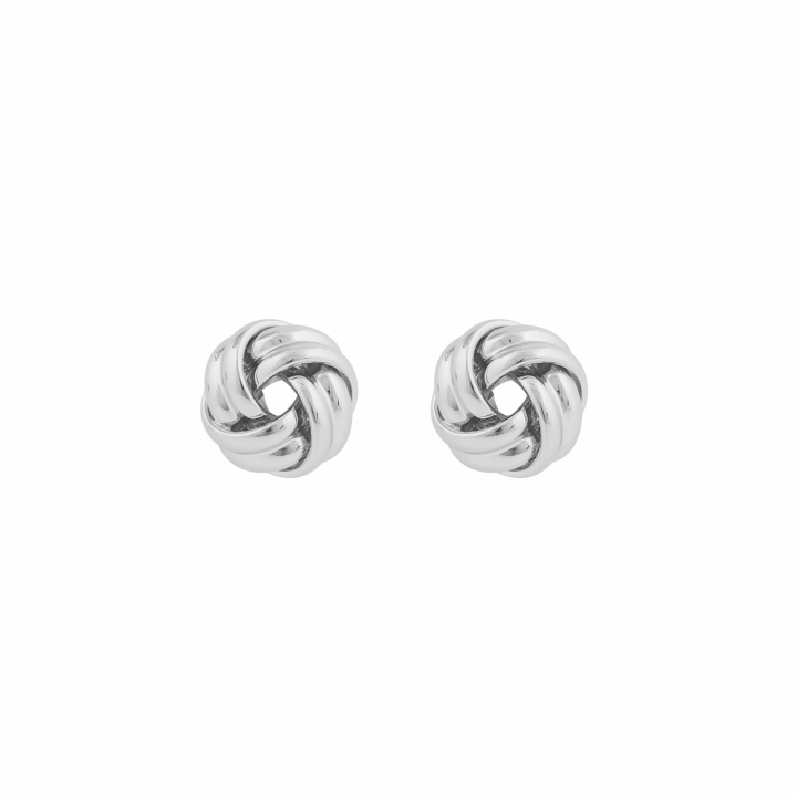 Soap knot ear Silver in de groep Oorbellen / Zilveren oorbellen bij SCANDINAVIAN JEWELRY DESIGN (1339-6200-256)