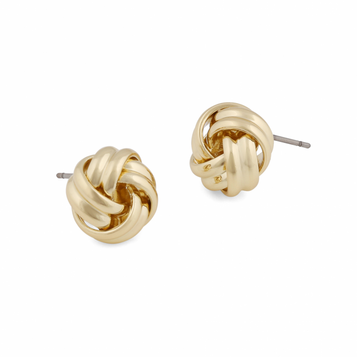 Soap knot ear Gold in de groep Oorbellen / Gouden oorbellen bij SCANDINAVIAN JEWELRY DESIGN (1339-6200-257)