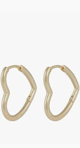 Lovely oval Earrings Gold in de groep Oorbellen / Gouden oorbellen bij SCANDINAVIAN JEWELRY DESIGN (1363-7300-257)