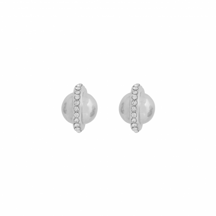 Bennet halo Earrings Silver in de groep Oorbellen / Zilveren oorbellen bij SCANDINAVIAN JEWELRY DESIGN (1390-6200-012)