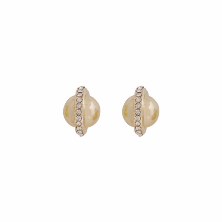 Bennet halo Earring Gold in de groep Oorbellen / Gouden oorbellen bij SCANDINAVIAN JEWELRY DESIGN (1390-6200-251)