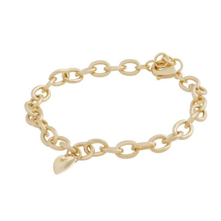 Cute plain Bracelet Gold in de groep Armbanden / Gouden armbanden bij SCANDINAVIAN JEWELRY DESIGN (1394-3200-257)