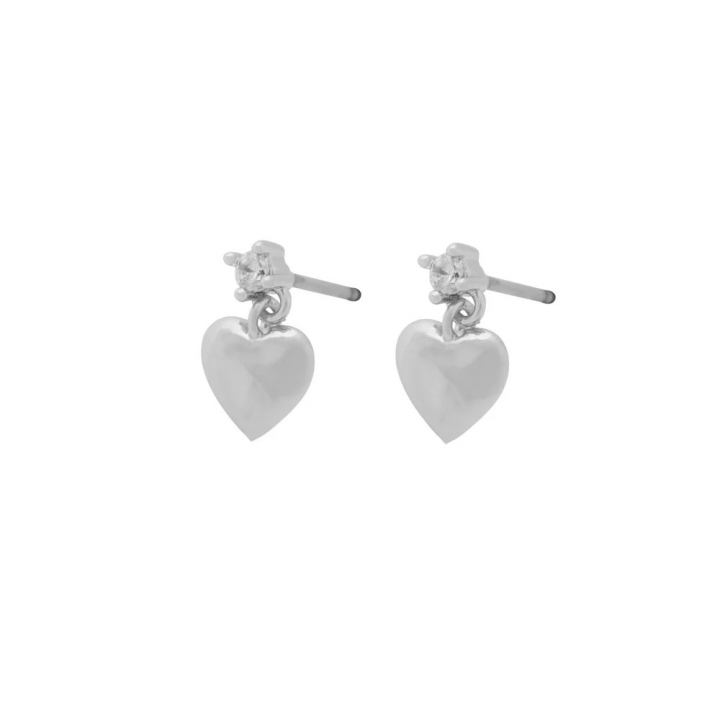 Cute short Earrings Silver in de groep Oorbellen / Zilveren oorbellen bij SCANDINAVIAN JEWELRY DESIGN (1394-6700-012)