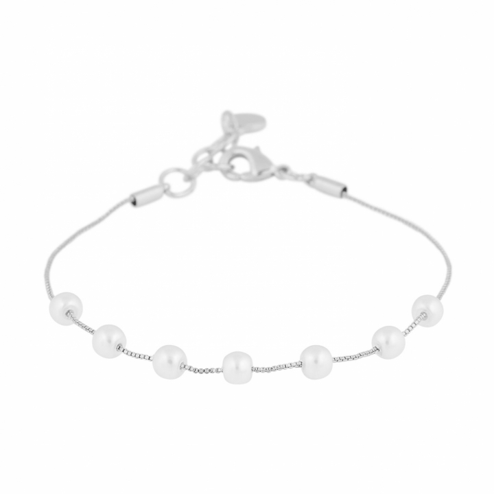 Karan Bracelet Silver in de groep Armbanden / Zilveren armbanden bij SCANDINAVIAN JEWELRY DESIGN (1399-3400-010)