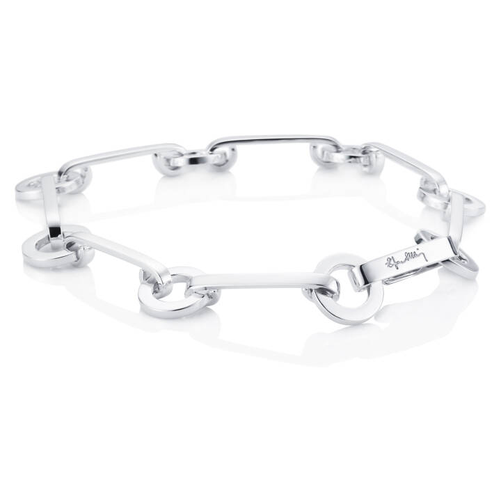 Ring Chain Armbanden Zilver in de groep Armbanden / Zilveren armbanden bij SCANDINAVIAN JEWELRY DESIGN (14-100-00047-0000)