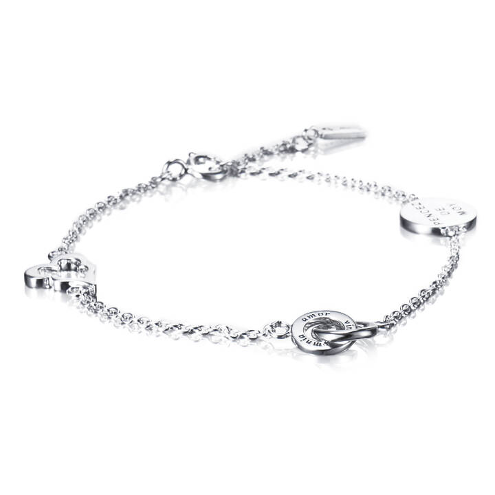 Mini Love Armbanden Zilver 17-19 cm in de groep Armbanden / Zilveren armbanden bij SCANDINAVIAN JEWELRY DESIGN (14-100-00871-1719)