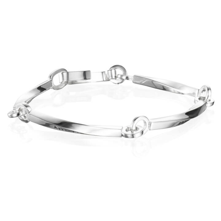 Strength & Kindness Armbanden Zilver in de groep Armbanden / Zilveren armbanden bij SCANDINAVIAN JEWELRY DESIGN (14-100-01524)