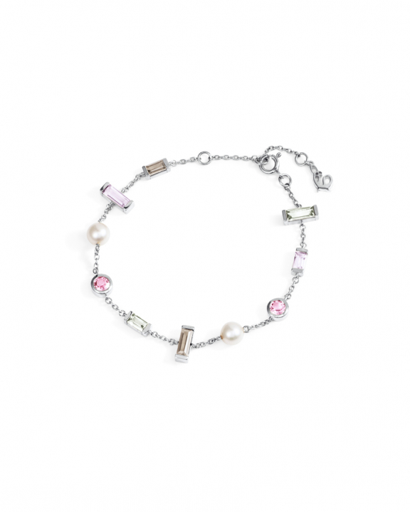 Dreams & Pearls Armbanden Zilver in de groep Armbanden / Zilveren armbanden bij SCANDINAVIAN JEWELRY DESIGN (14-100-02150-1619)