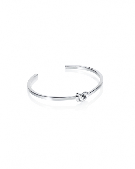 Love Knot Cuff Silver in de groep Armbanden / Zilveren armbanden bij SCANDINAVIAN JEWELRY DESIGN (14-100-02171-0000)