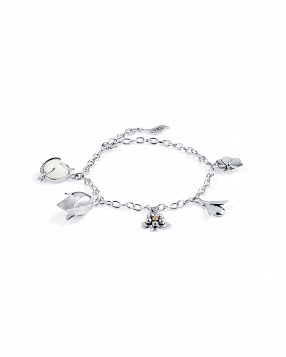 Garden Bracelet Silver in de groep Armbanden / Zilveren armbanden bij SCANDINAVIAN JEWELRY DESIGN (14-100-02346-1619)