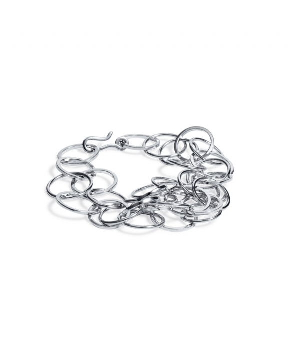 Messy rings Bracelet Silver in de groep Armbanden / Zilveren armbanden bij SCANDINAVIAN JEWELRY DESIGN (14-100-02359-1821)