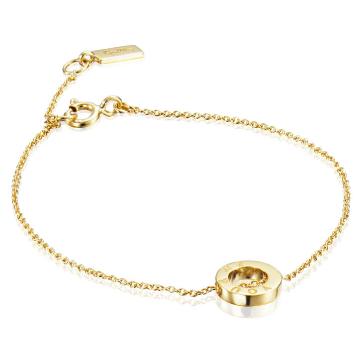 Mini Me You & Me Armbanden goud 17-19 cm in de groep Armbanden / Gouden armbanden bij SCANDINAVIAN JEWELRY DESIGN (14-101-01283-1719)