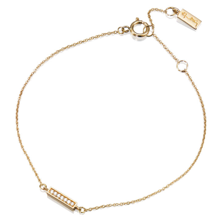 Thin Stars Armbanden goud 16-19 cm in de groep Armbanden / Diamanten armbanden bij SCANDINAVIAN JEWELRY DESIGN (14-101-01618-1619)