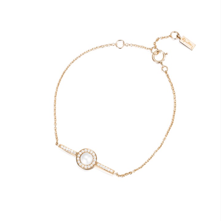 Little Day Pearl & Stars Armbanden goud 16-19 cm in de groep Armbanden / Diamanten armbanden bij SCANDINAVIAN JEWELRY DESIGN (14-101-01910-1619)