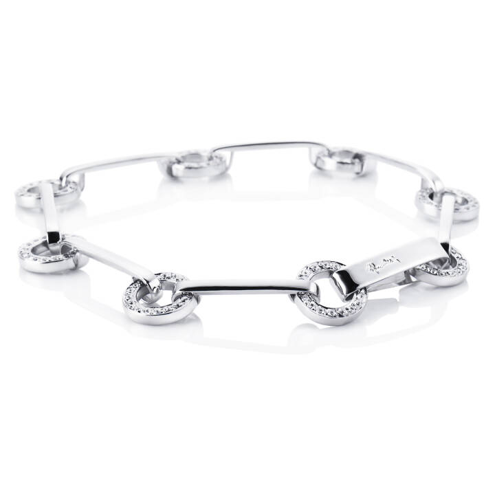 Ring Chain & Stars Armbanden Witgoud in de groep Armbanden / Diamanten armbanden bij SCANDINAVIAN JEWELRY DESIGN (14-102-00048-0000)