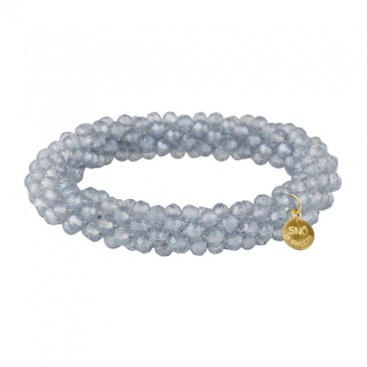United bubbles elastic Bracelet/Hairband blue in de groep Armbanden / Gouden armbanden bij SCANDINAVIAN JEWELRY DESIGN (1402-3100-378)